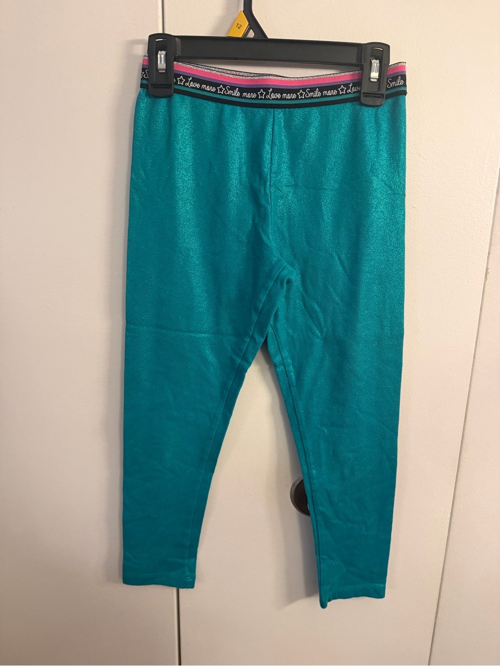 Garanimals Teal Leggings with Smile Elastic Waistband